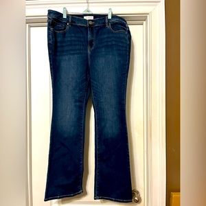 Lane Bryant Flex Magic Waistband Straight Fit High-rise Boot Size 18 short